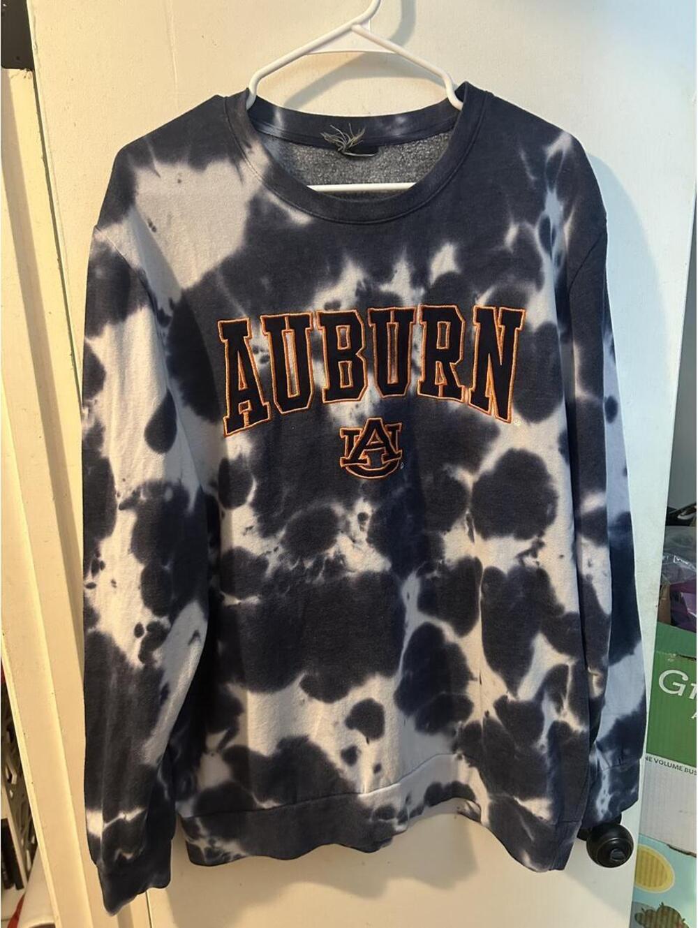 Auburn University tie-dye sweatshirt women’s size 2XL